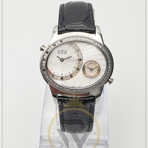 Effy New York Women’s Quartz Leather Strap White Dial 39mm Watch 3232