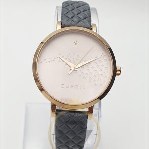 Esprit Women’s Analog Quartz Leather Strap Pink Dial 36mm Watch 109712