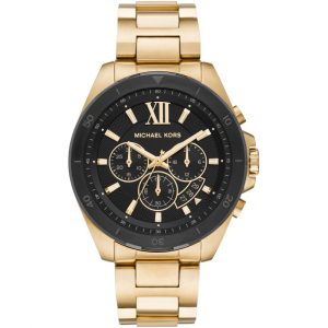 Michael Kors Men’s Quartz Stainless Steel Black Dial 45mm Watch MK8848
