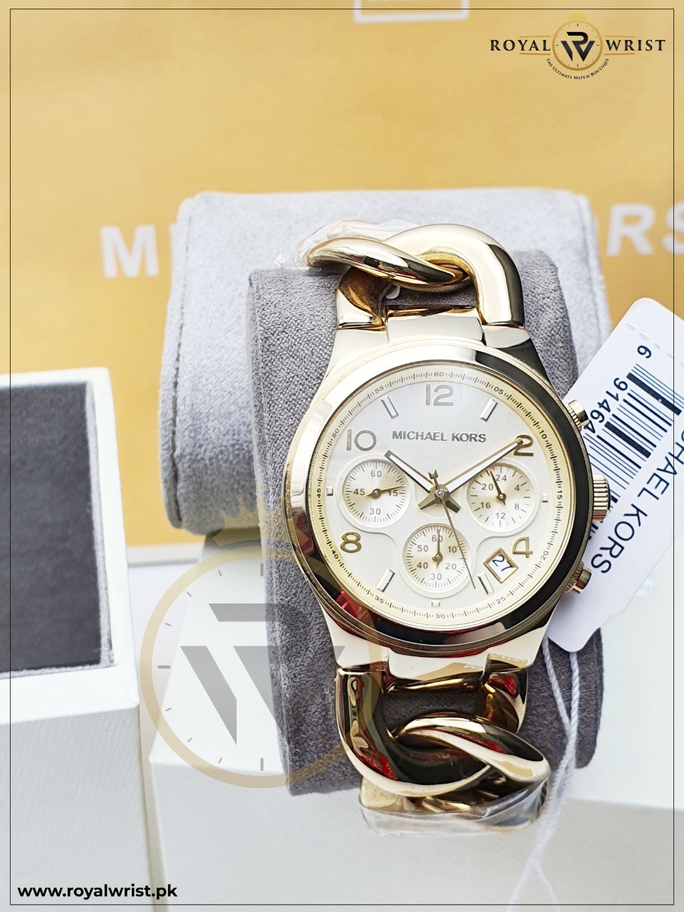 Michael Kors Women s Quartz Stainless Steel Gold Dial 38mm Watch