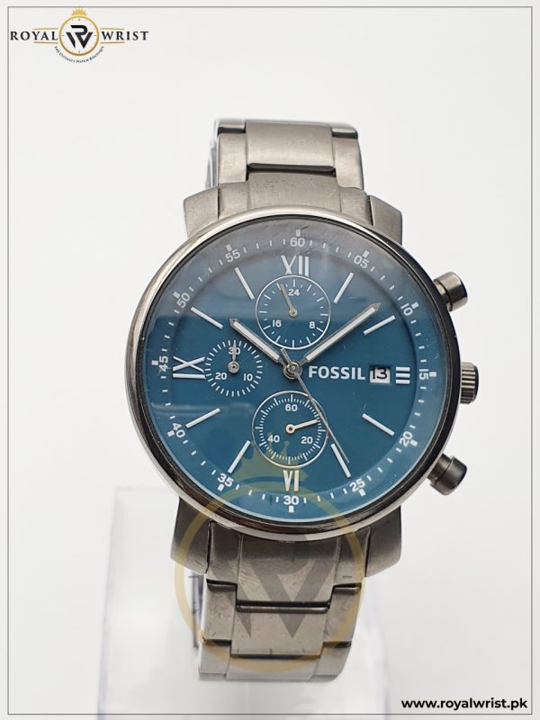 Fossil Men’s Quartz Stainless Steel Sky Blue Dial 42mm Watch BQ1701