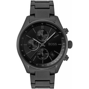 Hugo Boss Men’s Quartz Stainless Steel Black Dial 44mm Watch 1513676