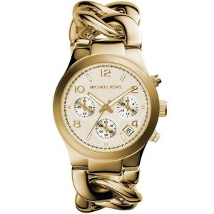 Michael Kors Women’s Quartz Stainless Steel Gold Dial 38mm Watch MK3131