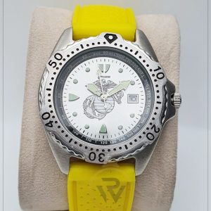 Zanwatch Protime Men’s Quartz Silicone Strap Silver Dial 41mm Watch