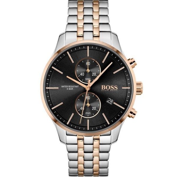 Hugo Boss Men’s Chronograph Stainless Steel Black Dial 42mm Watch 1513840