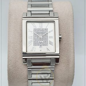 Romanson Women’s Stainless Steel Swiss Made Silver Dial 27mm Watch NM2147M