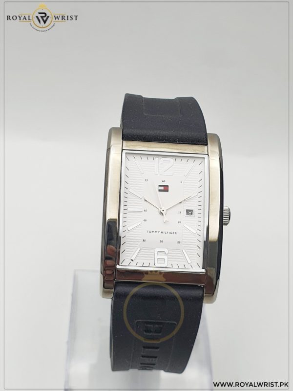 Tommy Hilfiger Men’s Quartz Silicone Strap White Dial 30mm Watch 1710277/5