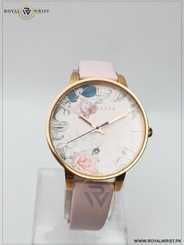 Ted Baker Women’s Quartz Leather Strap Multi Color Dial 40mm Watch TED3809