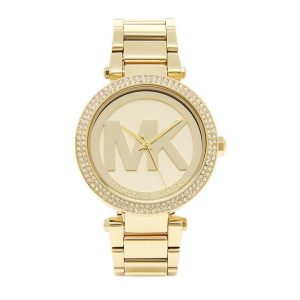Michael Kors Women’s Quartz Stainless Steel Gold Dial 39mm Watch MK5784