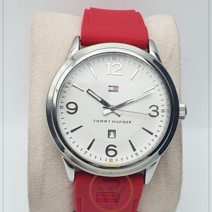 Tommy Hilfiger Men’s Quartz Silicone Strap White Dial 42mm Watch TH2411951593