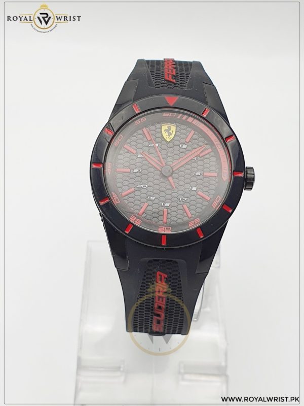 Scuderia Ferrari Women's Quartz Silicone Strap Black Dial 38mm Watch 0840004