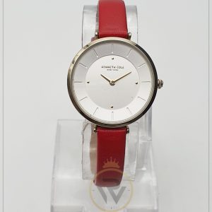 Kenneth Cole New York Women’s Quartz Leather Strap White Dial 31mm Watch KC50306001
