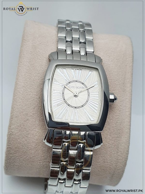 Pierre Cardin Women’s Swiss Made Stainless Steel Silver Dial 27mm Watch 10029-2