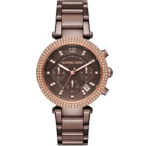 Michael Kors Women’s Quartz Stainless Steel Brown Dial 39mm Watch MK6378