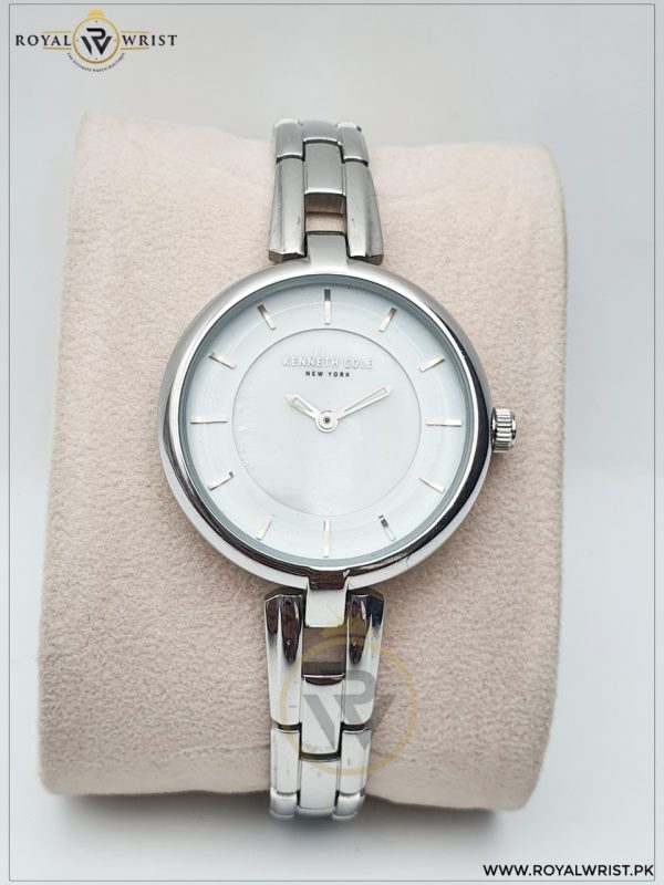 Kenneth Cole Women’s Quartz Stainless Steel Mother Of Pearl Dial 32mm Watch KC50203001