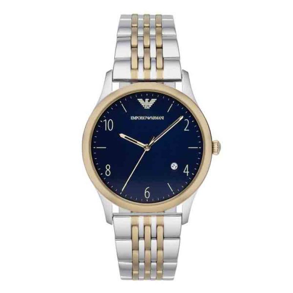 Emporio Armani Men’s Stainless Steel Blue Dial 41mm Watch AR1868