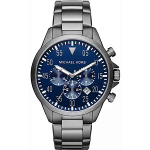 Michael Kors Men’s Stainless Steel Blue Dial 45mm Watch MK8443