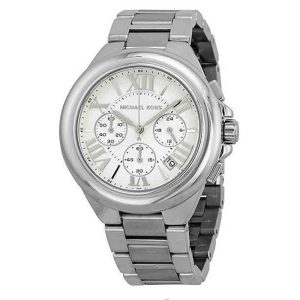 Michael Kors Women’s Quartz Stainless Steel Silver Dial 43mm Watch MK5719
