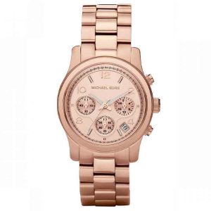 Michael Kors Women’s Quartz Stainless Steel Rose Gold Dial 38mm Watch MK5128