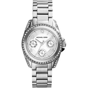 Michael Kors Women’s Analog Stainless Steel Silver Dial 33mm Watch MK5612