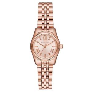 Michael Kors Women’s Quartz Stainless Steel Rose Gold Dial 26mm Watch MK3875