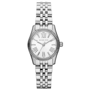 Michael Kors Women’s Quartz Stainless Steel Silver Dial 26mm Watch MK3228