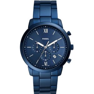 Fossil Men’s Chronograph Quartz Stainless Steel Blue Dial 44mm Watch FS5826