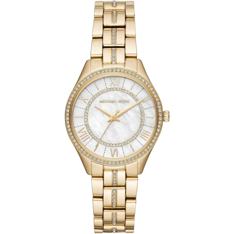Michael Kors Women’s Quartz Stainless Steel Mother of pearl Dial 33mm Watch MK3899