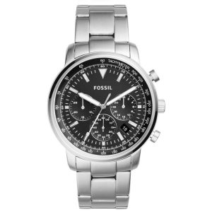 Fossil Men’s Quartz Stainless Steel Black Dial 43mm Watch FS5412