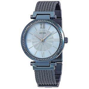 Guess Women’s Quartz Blue Stainless Steel Blue Dial 36mm Watch W0638L3