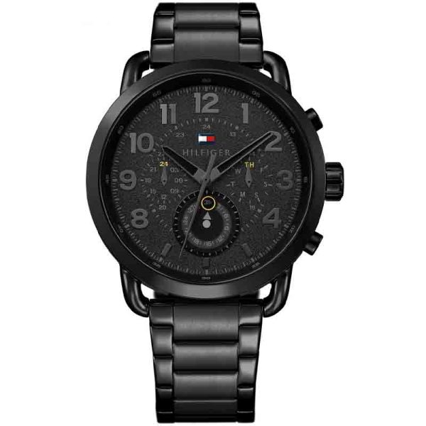 Tommy Hilfiger Men’s Quartz Stainless Steel Black Dial 46mm Watch 1791423