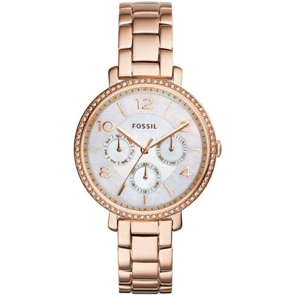 Fossil Women’s Quartz Rose Gold Stainless Steel Mother Of Pearl Dial ...