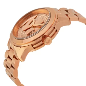 Michael Kors Women’s Quartz Stainless Steel Rose Gold Dial 45mm Watch MK5661