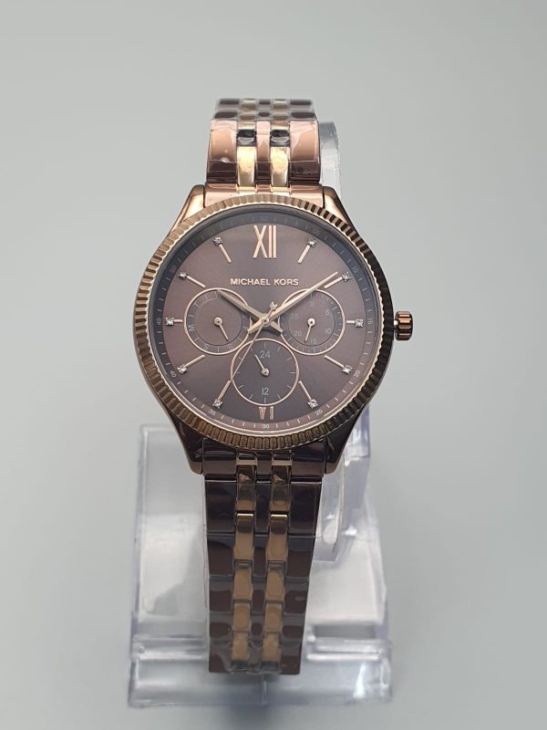 Michael Kors Women’s Quartz Stainless Steel Brown Dial 38mm Watch MK4430