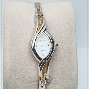 Romanson Women’s Quartz Swiss Made Stainless Steel Mother of Pearl Dial 16mm Watch RM5125QL