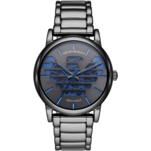 Emporio Armani Men’s Automatic Stainless Steel Grey Dial 43mm Watch AR60029