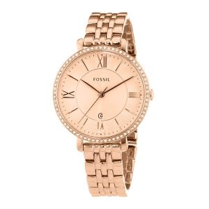 Fossil Women’s Quartz Stainless Steel Rose Gold Dial 36mm Watch ES3632