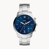 Fossil Men’s Chronograph Quartz Stainless Steel Blue Dial 44mm Watch FS5792