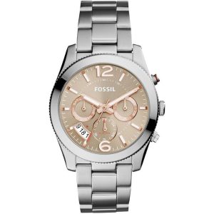 Fossil Women’s Quartz Stainless Steel Taupe Dial 40mm Watch ES4146