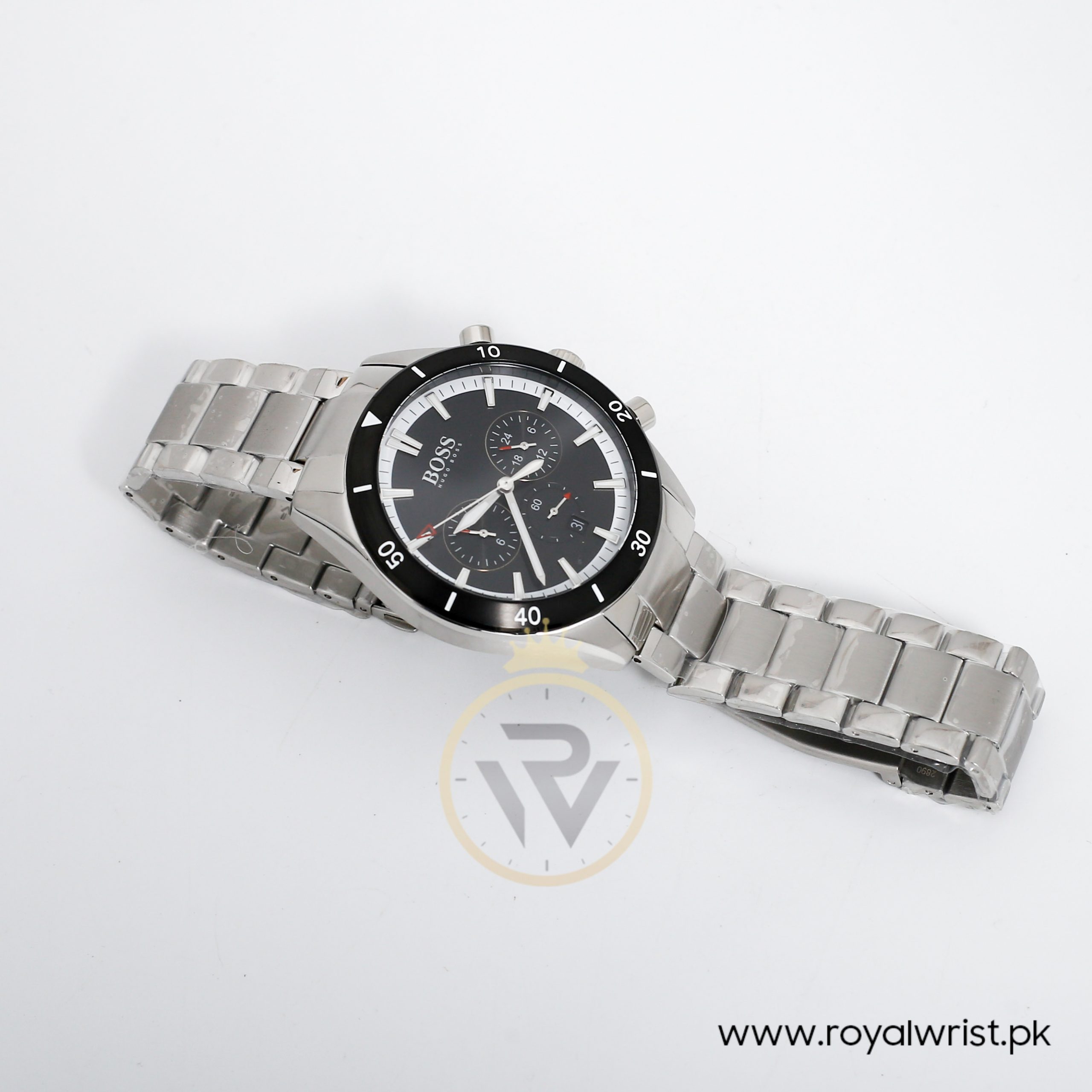 Hugo Boss Men's Quartz Stainless Steel Black Dial 44mm Watch 1513862 –
