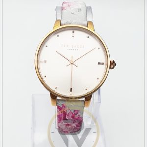 Ted Baker Women’s Quartz Leather Strap Gold Dial 38mm Watch TED0260M