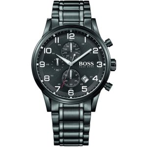 Hugo Boss Men’s Chronograph Quartz Stainless Steel Black Watch 1513180
