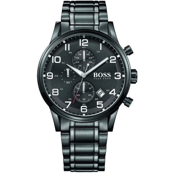 Hugo Boss Men’s Chronograph Quartz Stainless Steel Black Watch 1513180