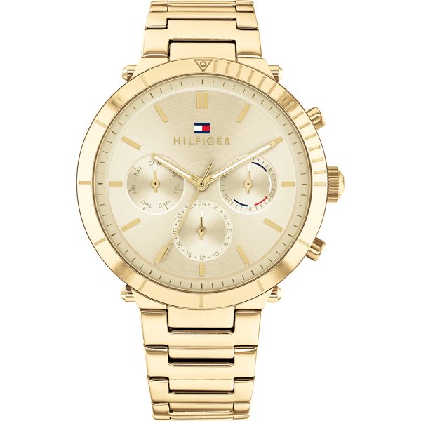 Tommy Hilfiger Women’s Quartz Stainless Steel Gold Dial 38mm Watch 1782350