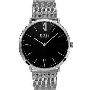 Hugo Boss Men’s Quartz Stainless Steel Black Dial 40mm Watch 1513514