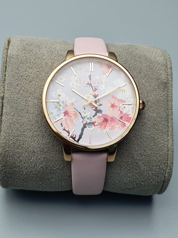 Ted Baker Women’s Quartz Leather Strap Multi Colour Dial 38mm Watch TED160031004