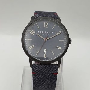 Ted Baker Men’s Quartz Leather Strap Grey Dial 42mm Watch TED6889J03