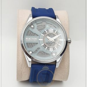 Reaction Kenneth Cole Men’s Silicon Strap Blueish Dial 43mm Watch KCR0795003