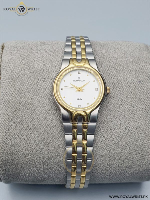 Romanson Women’s Quartz Swiss Made Stainless Steel Silver Dial 23mm Watch RM4901