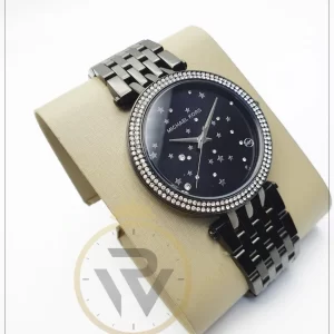 Michael Kors Women’s Quartz Stainless Steel Black Dial 39mm Watch MK3787